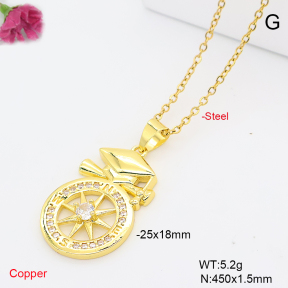 F6N409748vail-L002  Fashion Copper Necklace