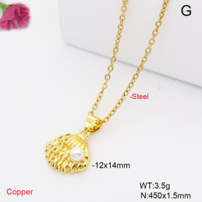 F6N409755vaia-L002  Fashion Copper Necklace