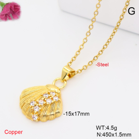 F6N409756vaia-L002  Fashion Copper Necklace