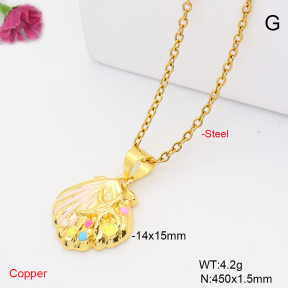 F6N409757vaia-L002  Fashion Copper Necklace