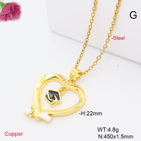 F6N409760vail-L002  Fashion Copper Necklace