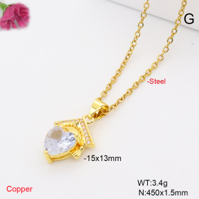 F6N409763vail-L002  Fashion Copper Necklace