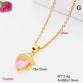 F6N409765vail-L002  Fashion Copper Necklace