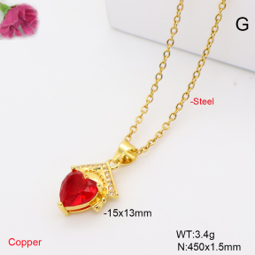 F6N409766vail-L002  Fashion Copper Necklace
