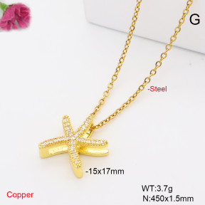 F6N409768vail-L002  Fashion Copper Necklace