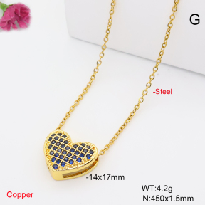 F6N409769avja-L002  Fashion Copper Necklace