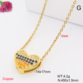F6N409770avja-L002  Fashion Copper Necklace