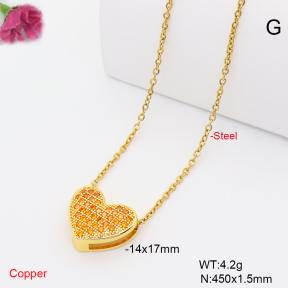 F6N409771avja-L002  Fashion Copper Necklace