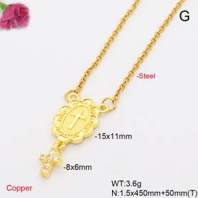 F6N409773vail-L002  Fashion Copper Necklace