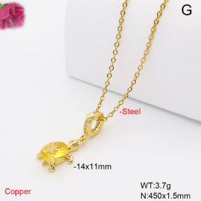 F6N409776avja-L017  Fashion Copper Necklace