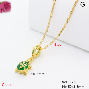 F6N409777avja-L017  Fashion Copper Necklace