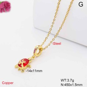 F6N409778avja-L017  Fashion Copper Necklace
