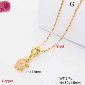 F6N409779avja-L017  Fashion Copper Necklace