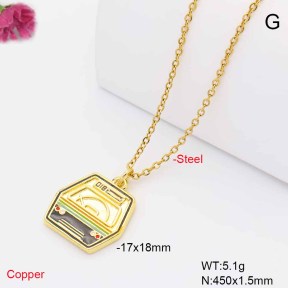 F6N409782vail-L017  Fashion Copper Necklace