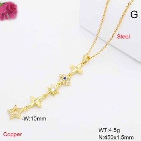 F6N409785baka-L017  Fashion Copper Necklace