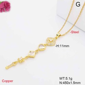 F6N409788baka-L017  Fashion Copper Necklace