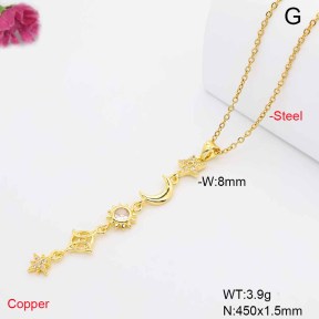 F6N409789baka-L017  Fashion Copper Necklace