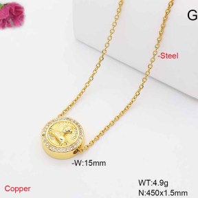 F6N409794avja-L017  Fashion Copper Necklace