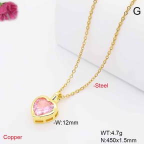 F6N409796vail-L017  Fashion Copper Necklace