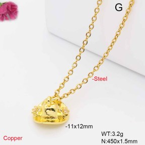 F6N409802vaia-L017  Fashion Copper Necklace