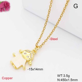 F6N409803vail-L017  Fashion Copper Necklace