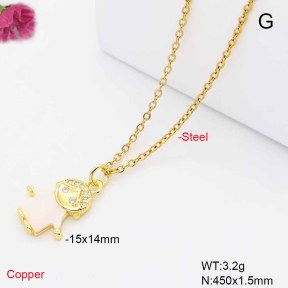 F6N409804vail-L017  Fashion Copper Necklace