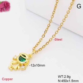 F6N409806vaia-L017  Fashion Copper Necklace