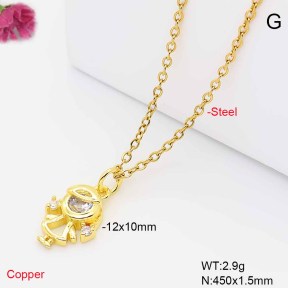 F6N409807vaia-L017  Fashion Copper Necklace