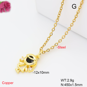 F6N409810vaia-L017  Fashion Copper Necklace