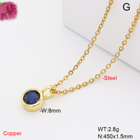 F6N409811aahl-L017  Fashion Copper Necklace