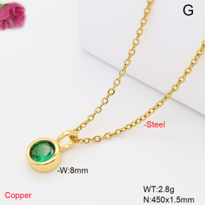 F6N409817aahl-L017  Fashion Copper Necklace