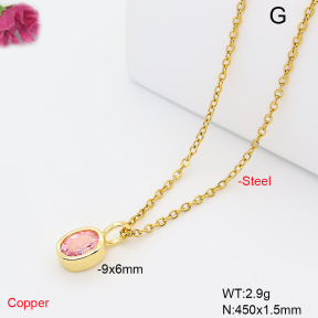 F6N409819aahl-L017  Fashion Copper Necklace