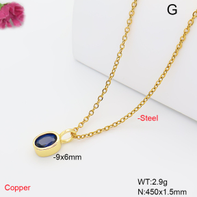 F6N409821aahl-L017  Fashion Copper Necklace