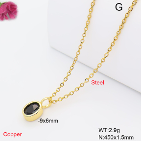 F6N409825aahl-L017  Fashion Copper Necklace
