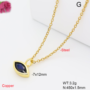 F6N409828aahl-L017  Fashion Copper Necklace