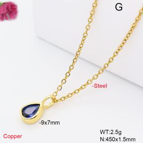 F6N409837aahl-L017  Fashion Copper Necklace