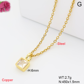 F6N409844aahl-L017  Fashion Copper Necklace