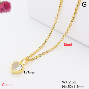 F6N409849aahl-L017  Fashion Copper Necklace