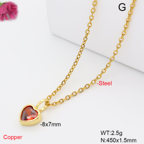 F6N409853aahl-L017  Fashion Copper Necklace