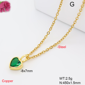 F6N409854aahl-L017  Fashion Copper Necklace