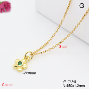 F6N409855aahl-L017  Fashion Copper Necklace