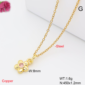 F6N409858aahl-L017  Fashion Copper Necklace