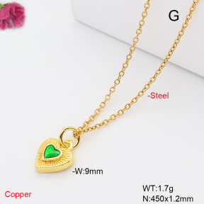 F6N409862vaia-L017  Fashion Copper Necklace