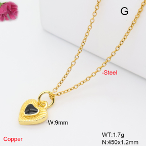 F6N409863vaia-L017  Fashion Copper Necklace