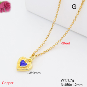 F6N409864vaia-L017  Fashion Copper Necklace