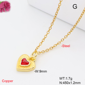 F6N409866vaia-L017  Fashion Copper Necklace