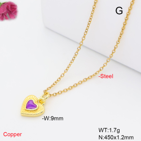 F6N409867vaia-L017  Fashion Copper Necklace