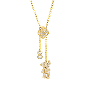 6N4004818vhkb-691  Chain length:48+5cm  Stainless Steel Necklace  NA0004G