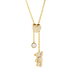 6N4004820bhim-691  Chain length:48+5cm  Stainless Steel Necklace  NA0005G