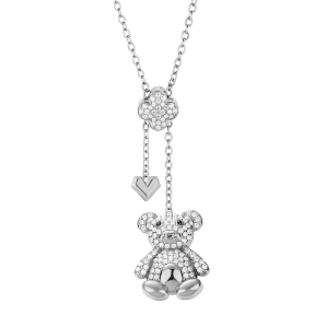 6N4004821vhha-691  Chain length:48+5cm  Stainless Steel Necklace  NA0006